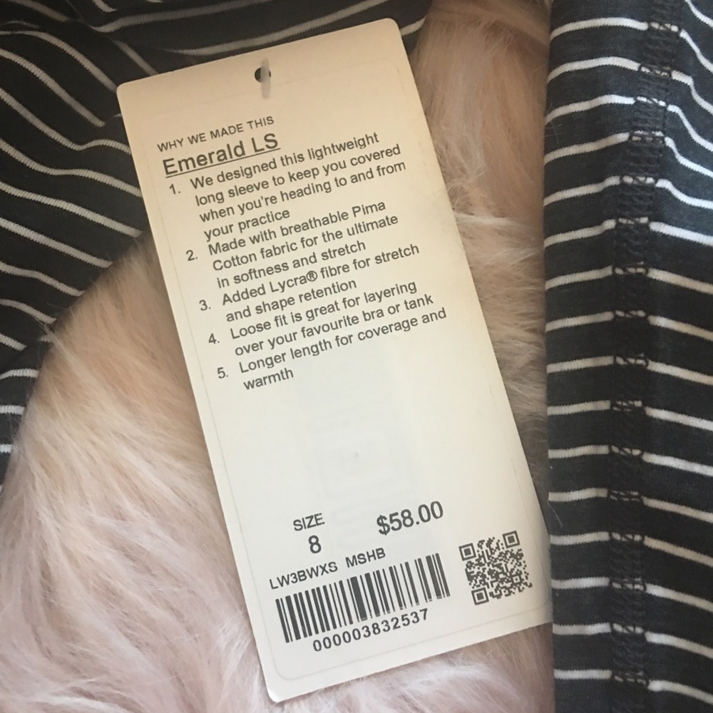 Lululemon striped top - Picture 6 of 6